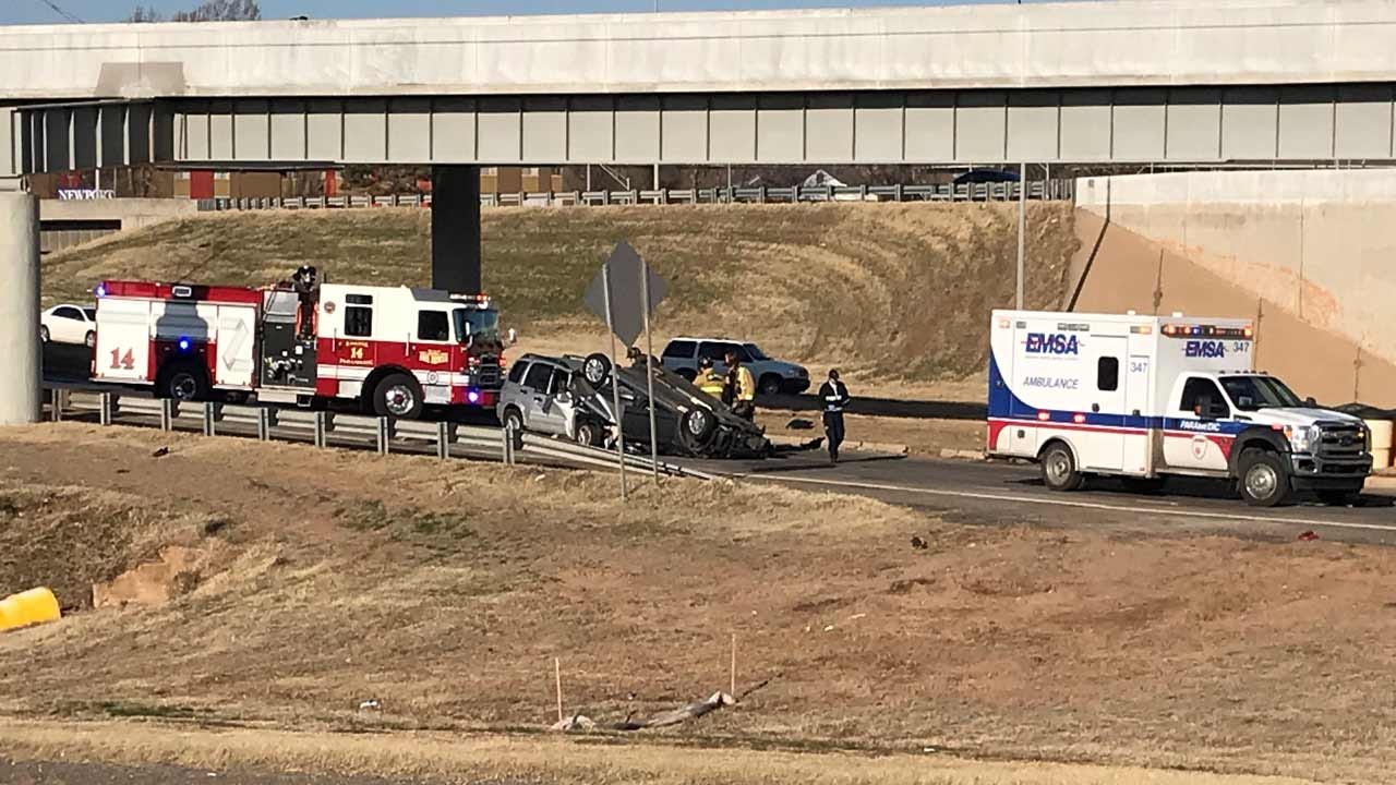 3 Taken To Hospital After Head-On Crash In OKC