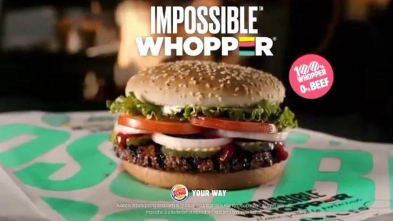 Burger King Selling Meatless Whoppers Nationwide Next Week