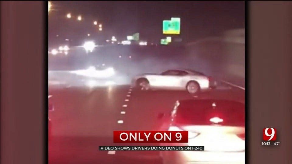 Caught On Camera: I-240 Highway Shutdown As Drivers Do ‘Donuts’