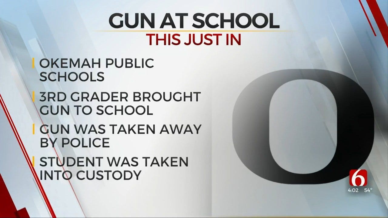Okemah Student Brings Gun To School, Officials Say
