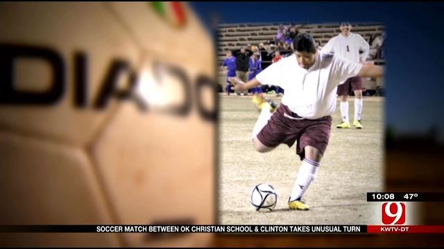 Dream Fulfilled During Clinton High School Soccer Match