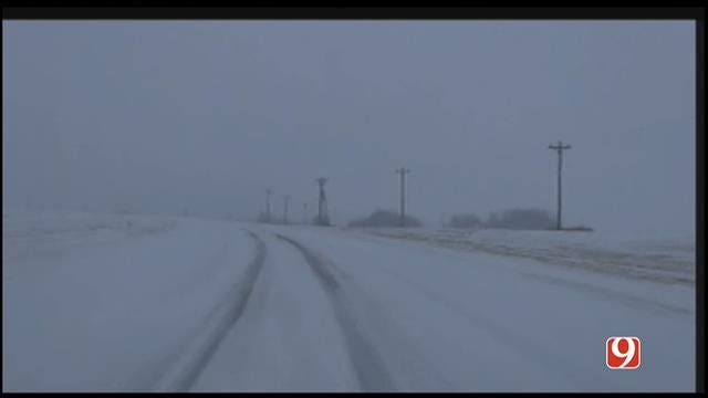 Marty Logan Tracking Winter Storm Near Elk City