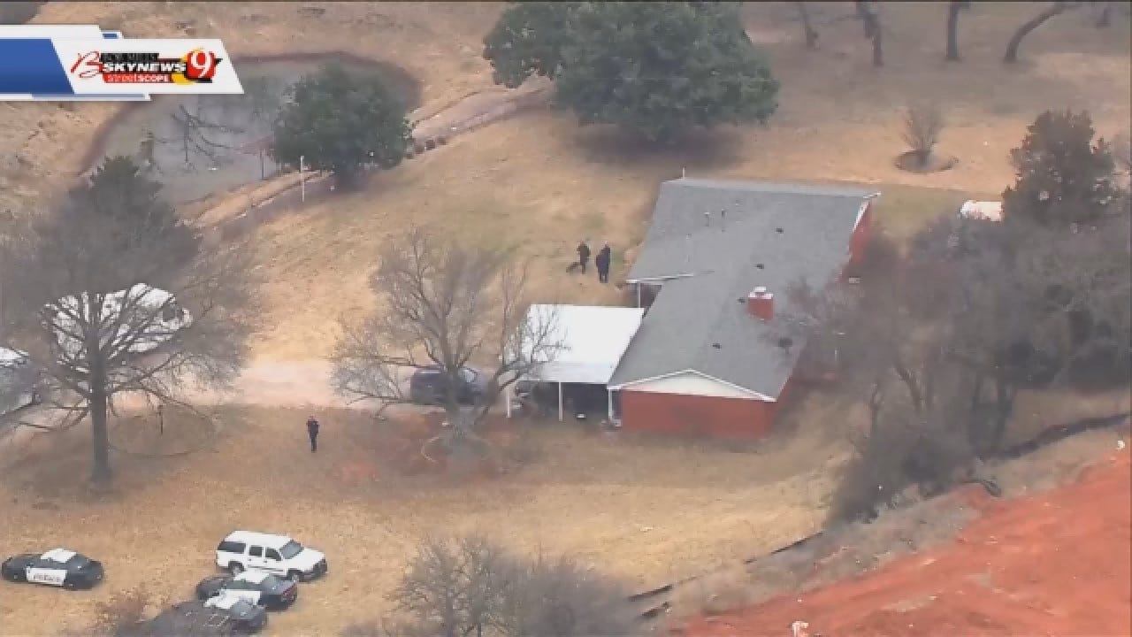WATCH: Aerials Of Search Warrant Executed At Home Of Edmond Double-Homicide Victims