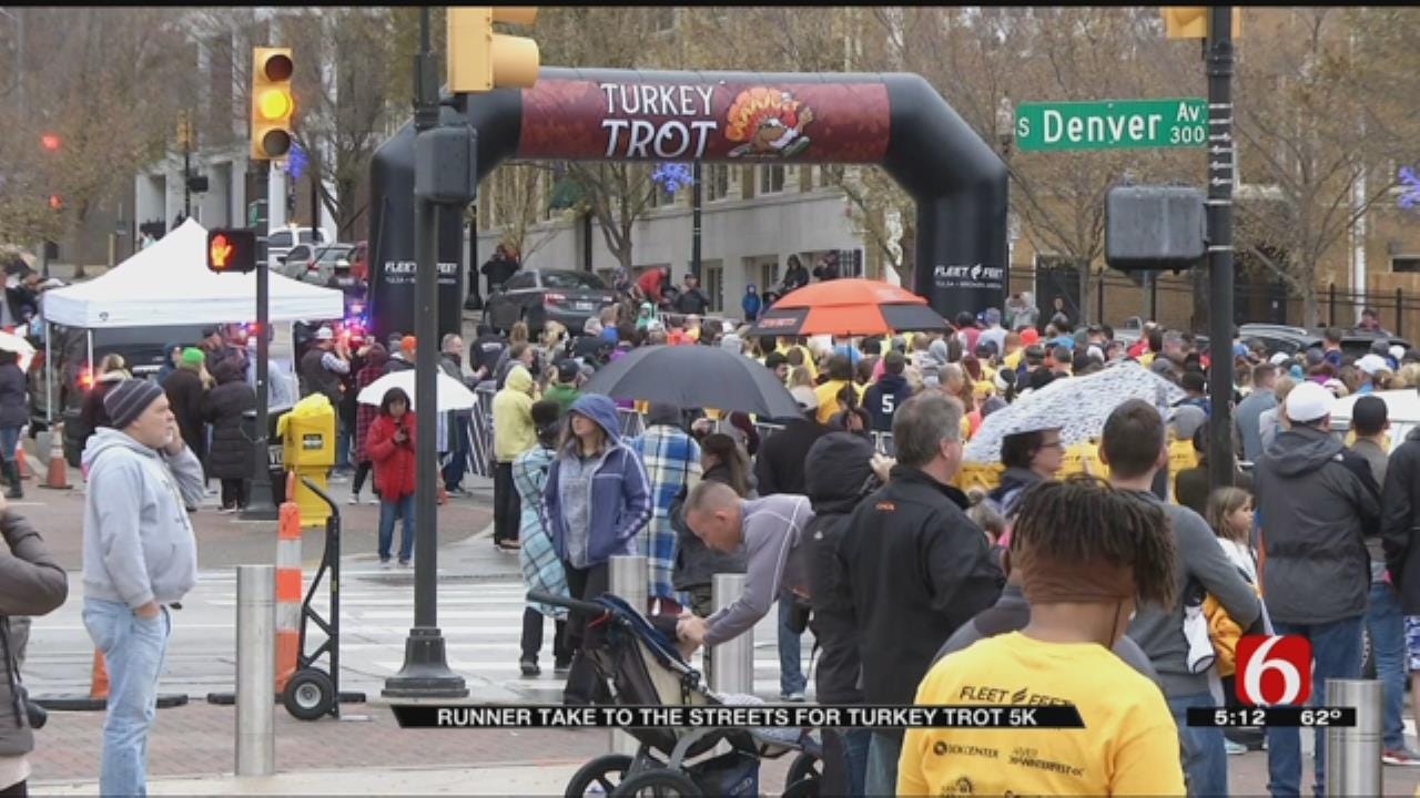 Turkey Trot 5K In Tulsa Draws Hundreds Of Runners