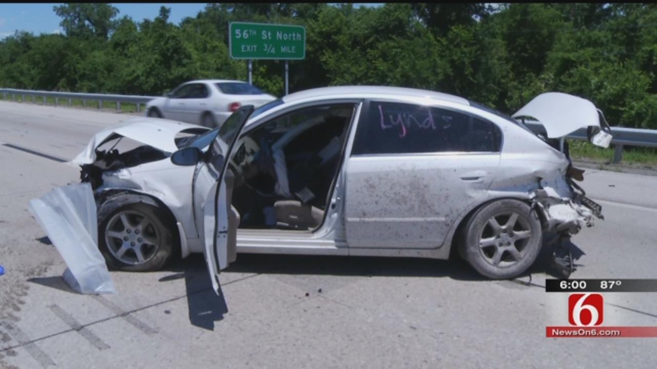 Police: Sleepy Driver Involved In Tulsa Highway Crash
