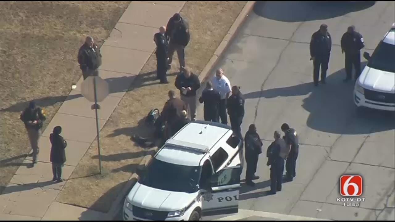 WATCH: Tulsa Police Arrest Suspect At Elementary School