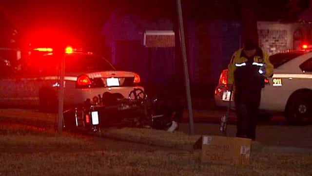 Motorcyclist Critically Injured In East Tulsa Wreck