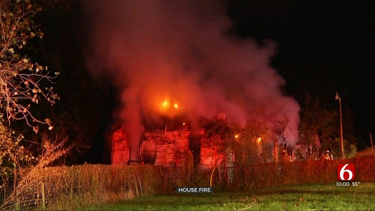 House Fire Erupts Near Hwy 51 And 49th W. Ave