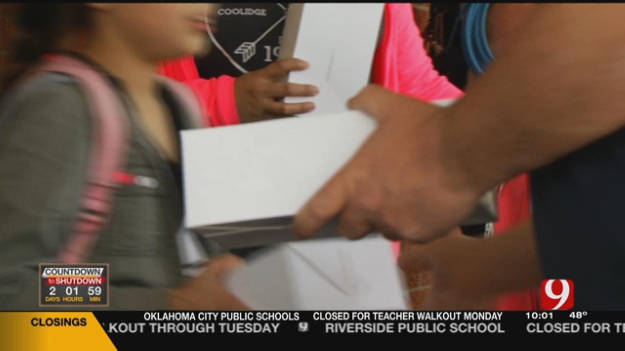 OKCPS Students Get Boxed Meals Ahead Of Walkout