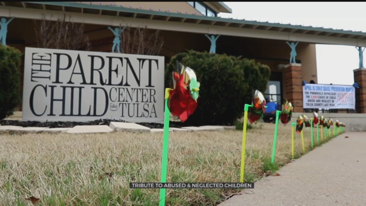 Pinwheels Honor Oklahoma Child Abuse Victims