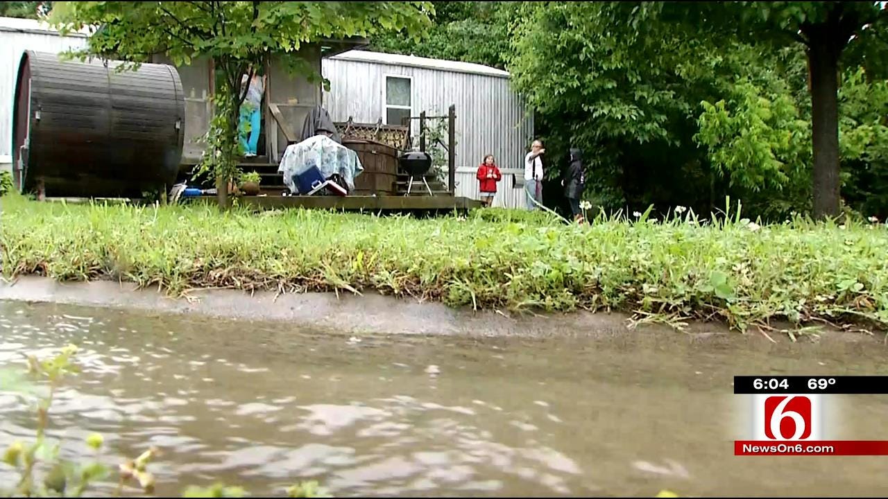 Mobile Homes In Claremore In Flood Danger Zone