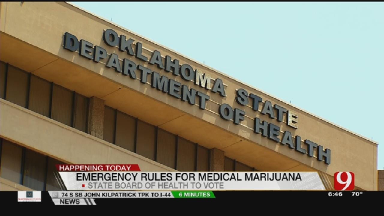 Health Officials To Consider Emergency Marijuana Regulations