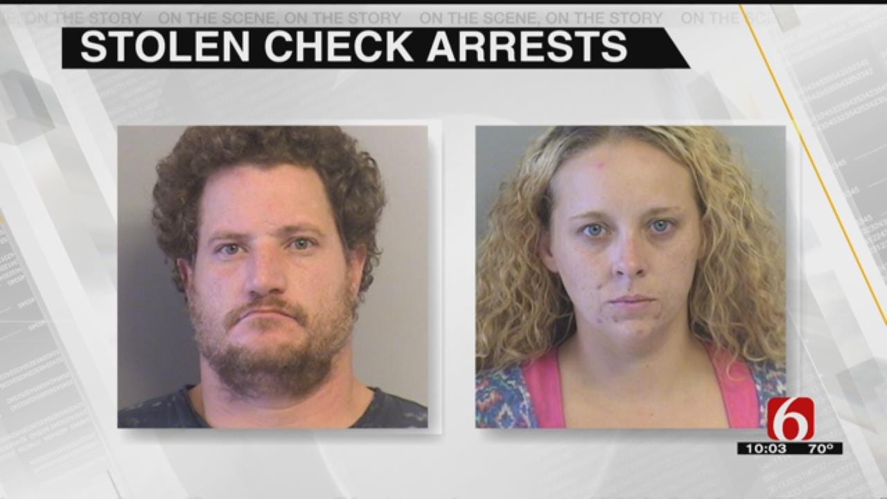 Two Arrested For Stolen Checks, Drugs