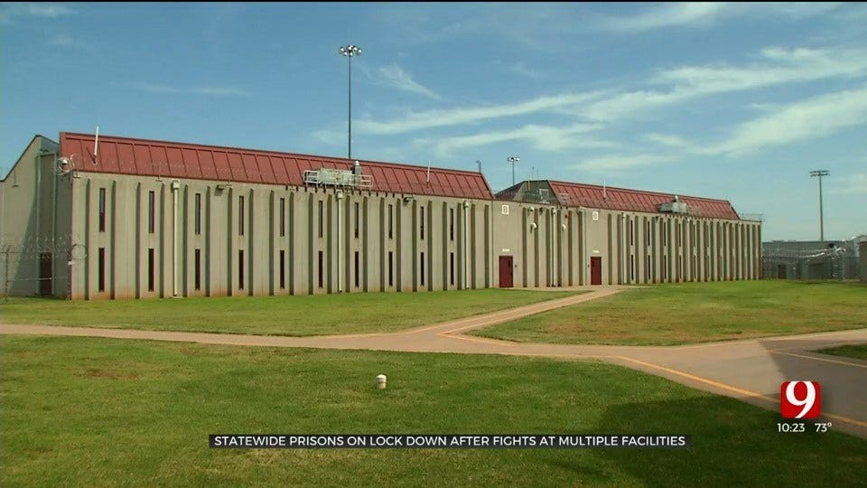 ODOC: 1 Inmate Dead, Prisons Locked Down Statewide Due To Several Inmate Fights