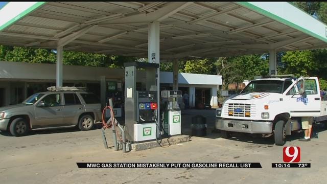 MWC Gas Station Mistakenly Put On Gas Recall List