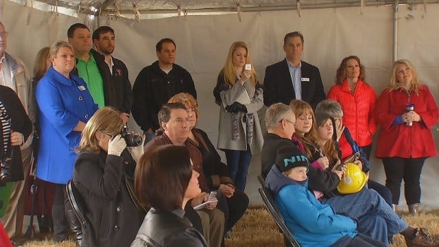 WEB EXTRA: Video Of Ground Breaking Ceremony For Army Veteran