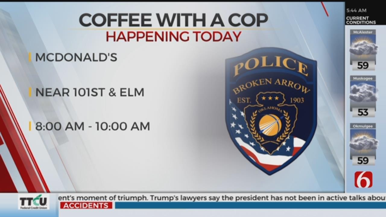 2 Police Departments Holding 'Coffee With A Cop' Events