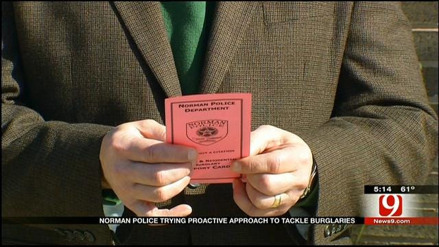 Norman Residents Differ On Police 'Pink Report Card' Program