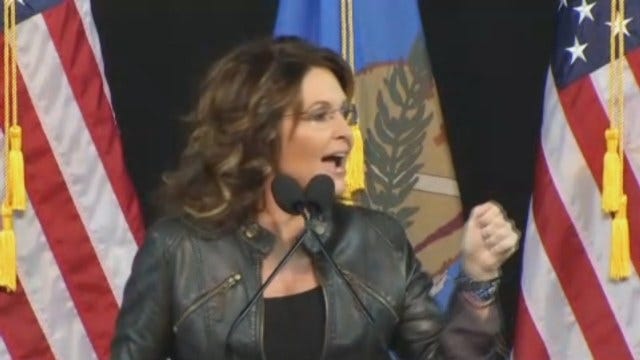 WEB EXTRA: Sarah Palin Speaks At Mabee Center Part 2
