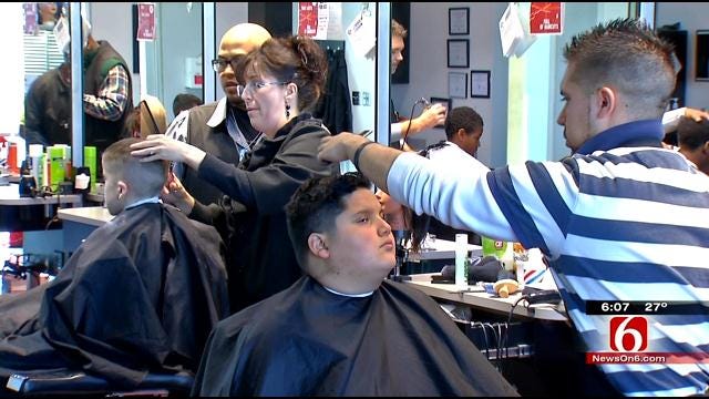 Oklahoma College Offers Back To School Hair Cuts