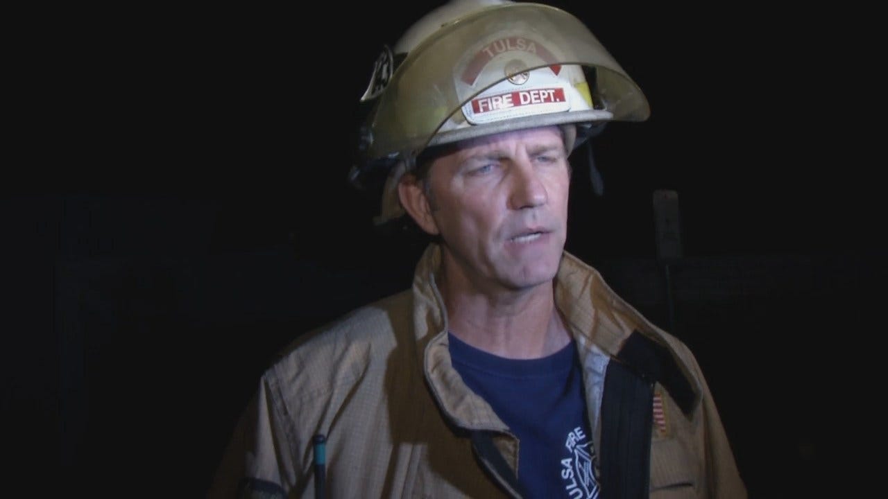WEB EXTRA: Tulsa Fire District Chief John Steiner Talks About The Fire