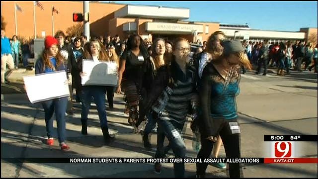 Norman High School Students, Parents Protest Over Sexual Assault