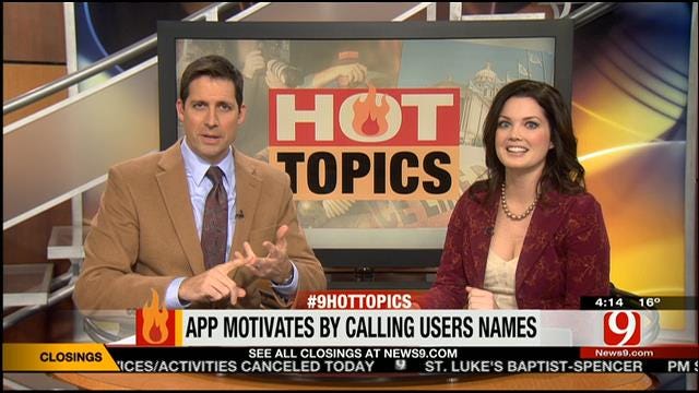 Hot Topics: App Motivates By Calling Users Names