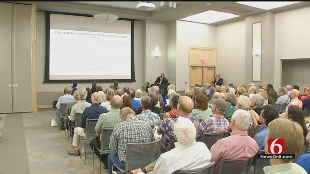 Hundreds Listen As Scientists Discuss Possible Causes Of OK Quakes