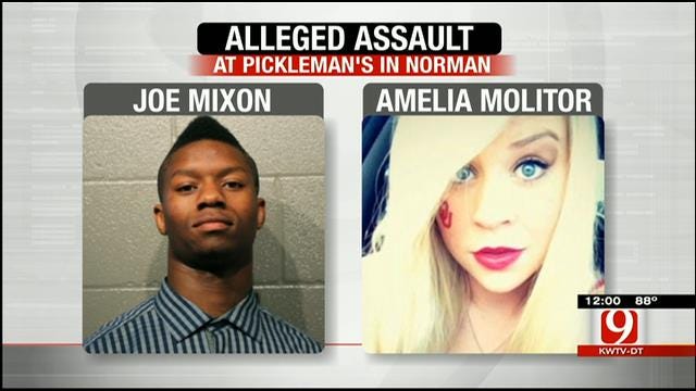 Media Members View Security Video In Mixon Assault Case