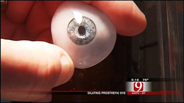 Oklahomans Develop First Dilating Prosthetic Eye