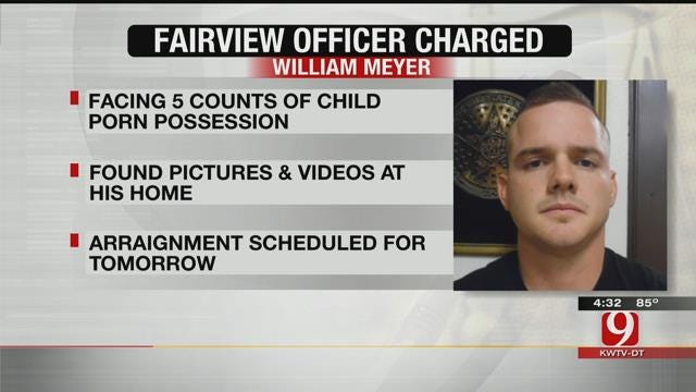 Fairview Police Officer Charged With Possession Of Child Porn