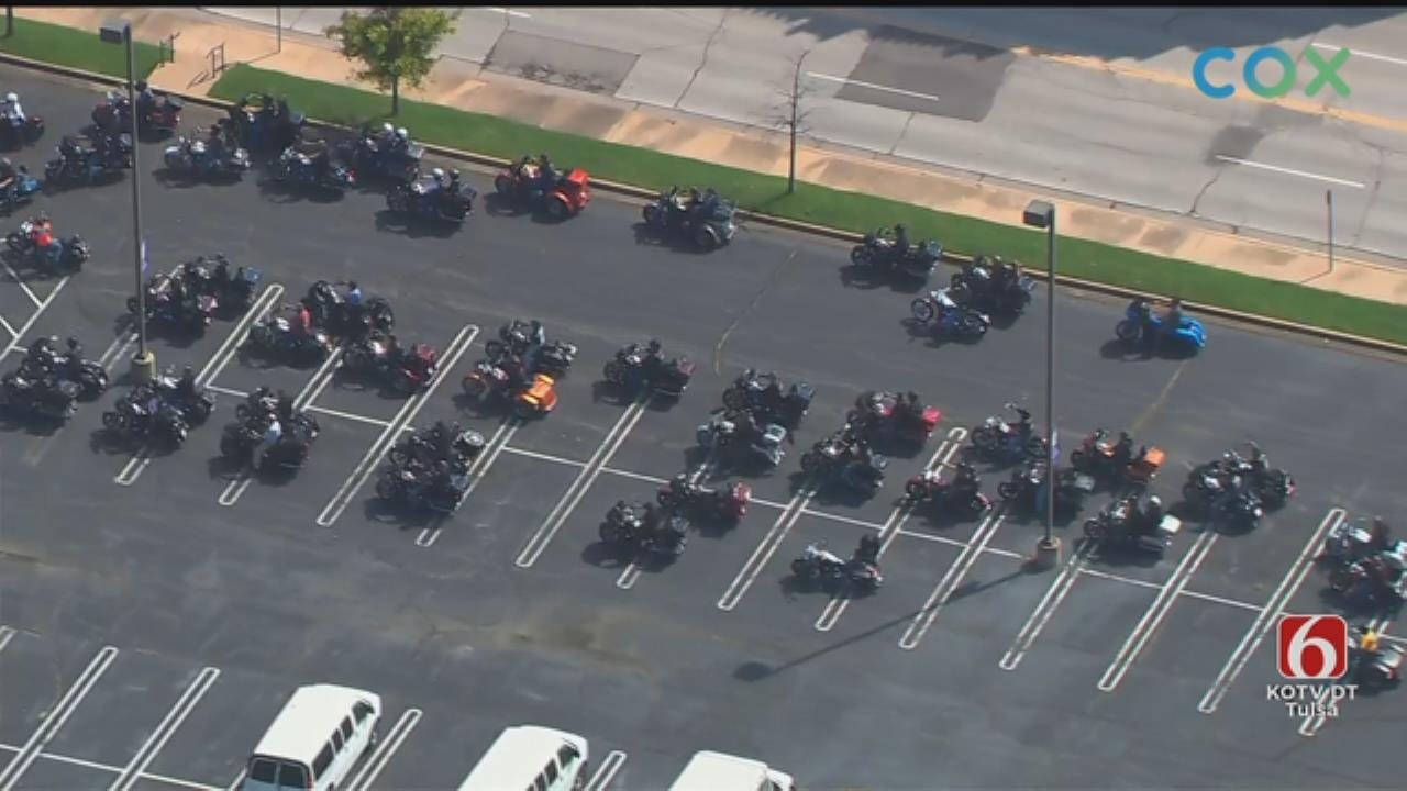 WATCH: Motorcycle Procession Honors Tulsa Myers-Duren Harley-Davidson Owner