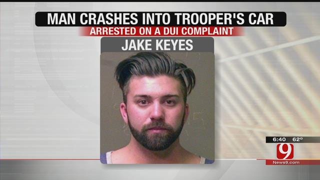 Driver Slams Into OHP Trooper's Vehicle During Traffic Stop In NE OKC