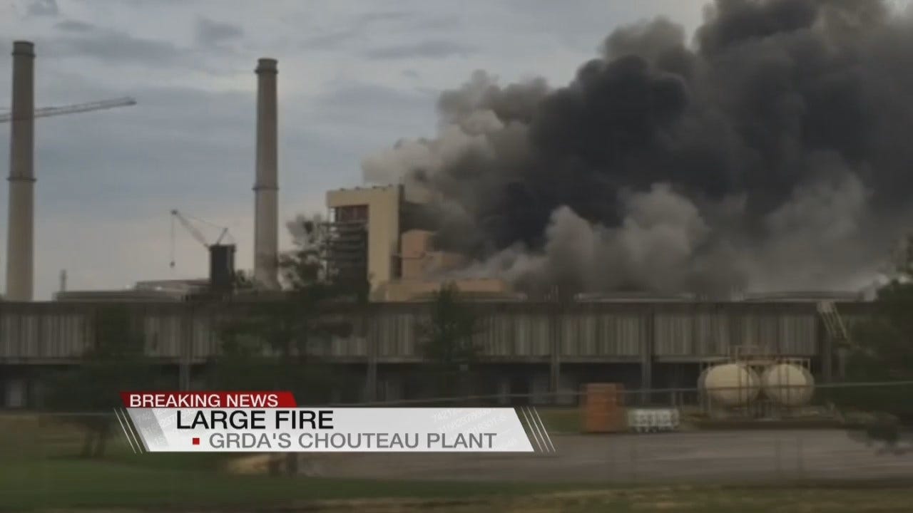 WEB EXTRA: GRDA On Chouteau Plant Fire