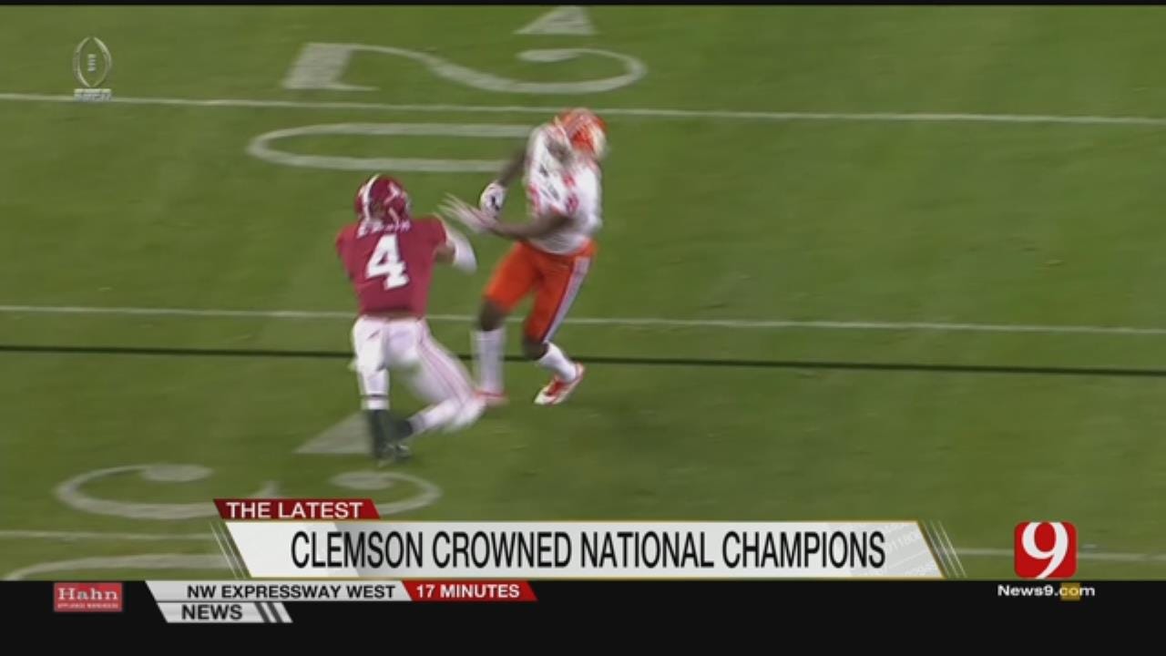 Clemson Topples No.1 'Bama For National Title