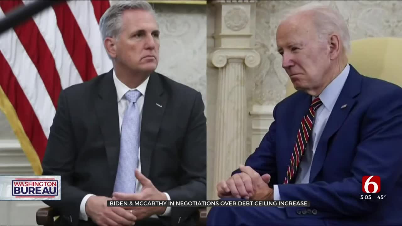 President Biden, Speaker McCarthy In Negotiations Over Debt Ceiling Increase