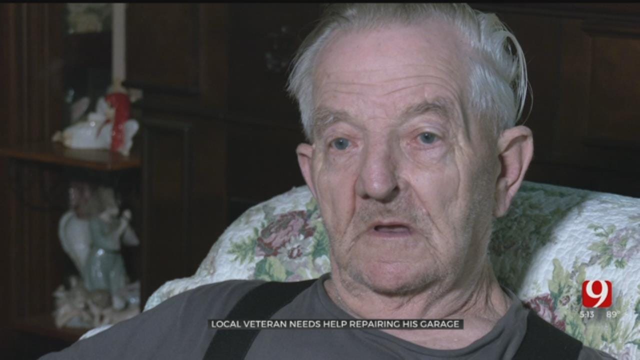 Oklahoma Veteran In Need Of Help Repairing Garage Before City Takes Action