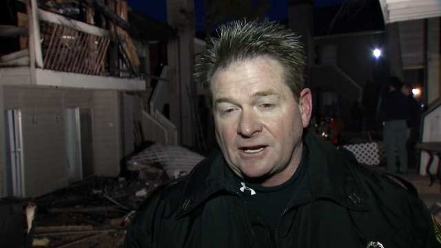 WEB EXTRA: Tulsa Fire Captain Stan May Talks About Observation Point Apartment Fire