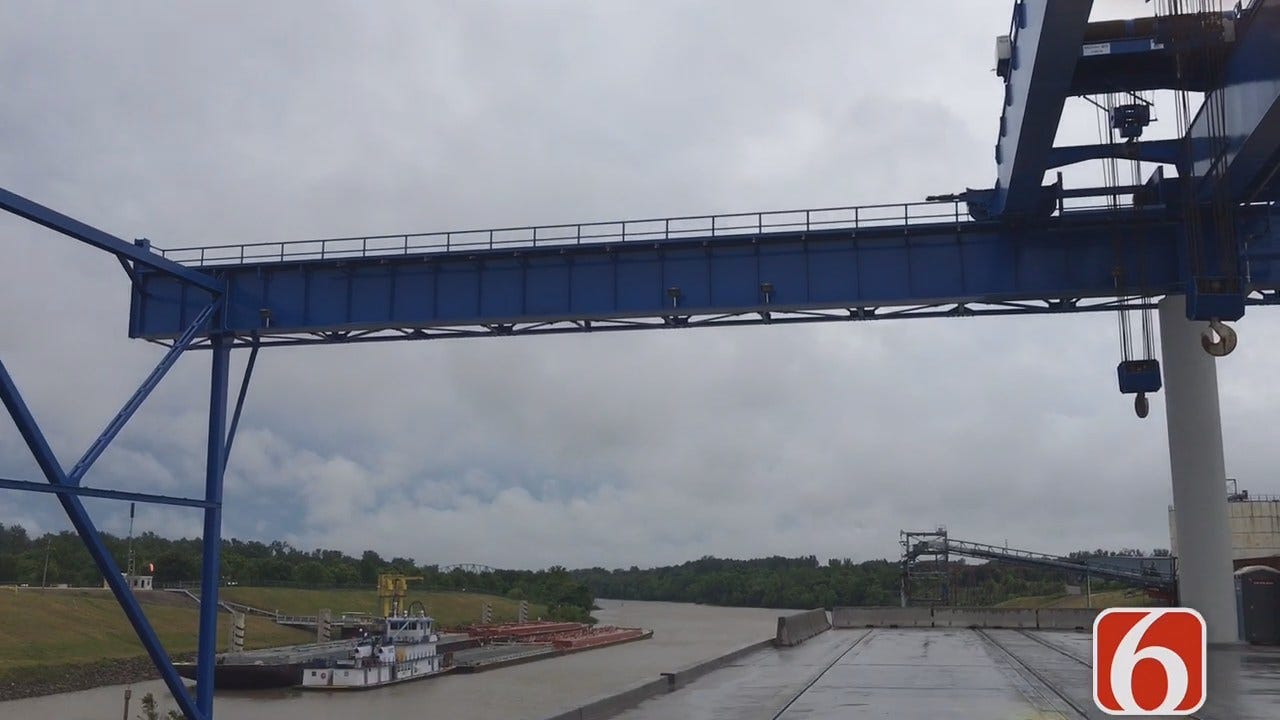 Tony Russell Reports On $12 Million Dock Project At Port Of Catoosa