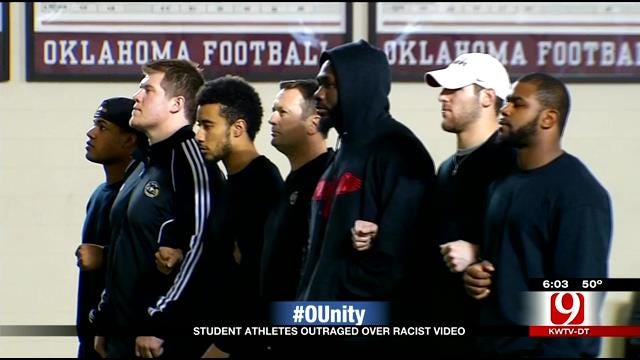 OU Students, Athletes Express Outrage Over Racist Fraternity Video