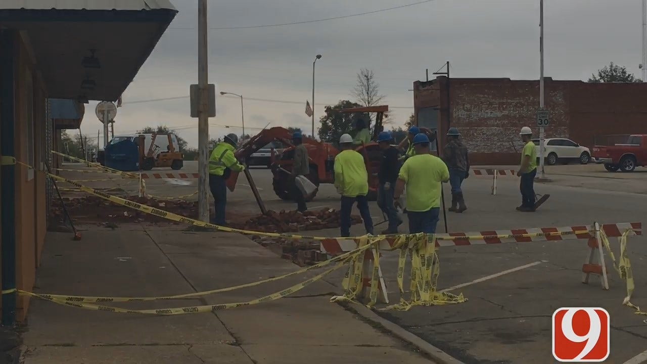 Downtown Becoming More Accessible As Cushing Clean-up Continues