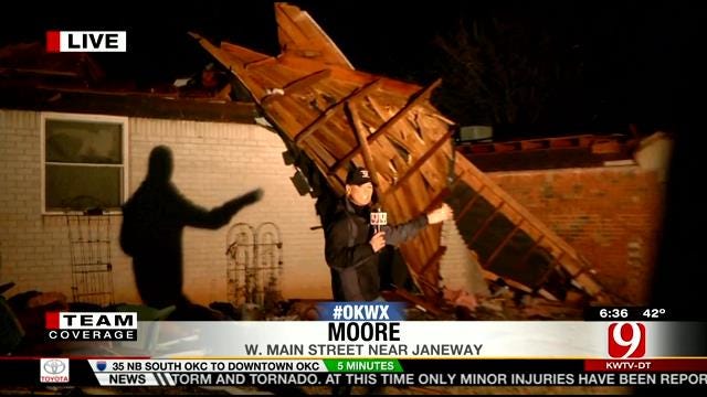 Tammy Payne Reports On Tornado Damage In Moore
