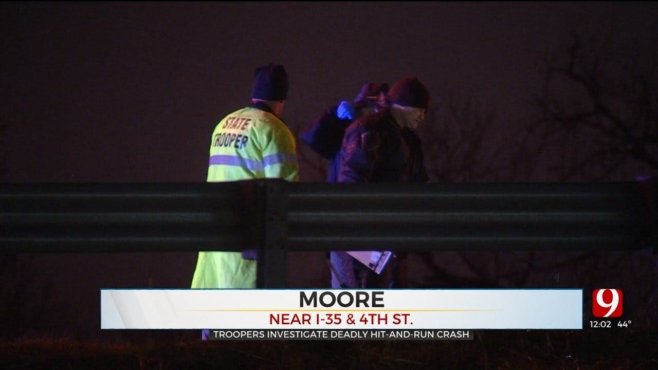 New Details: Troopers Investigate Hit-And-Run Crash Along I-35 In Moore