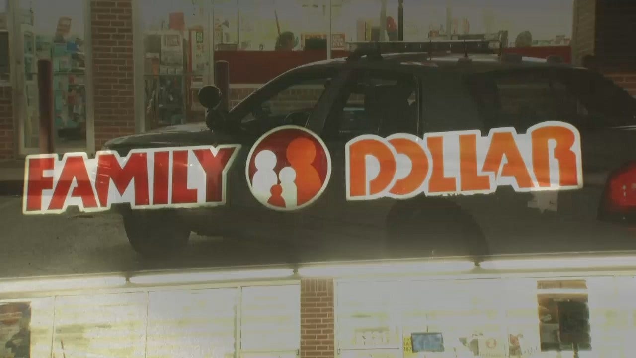 WEB EXTRA: Video From Scene Of Tulsa Family Dollar Store Robbery