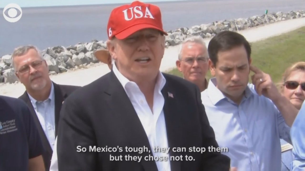 President Trump On Closing The Southern Border