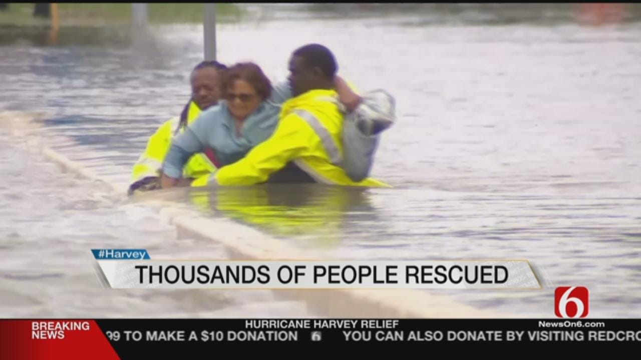 Thousands Need Rescue As Harvey Floodwaters Rise