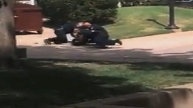 WEB EXTRA: Video Of Police Arresting Suspect On OU Campus