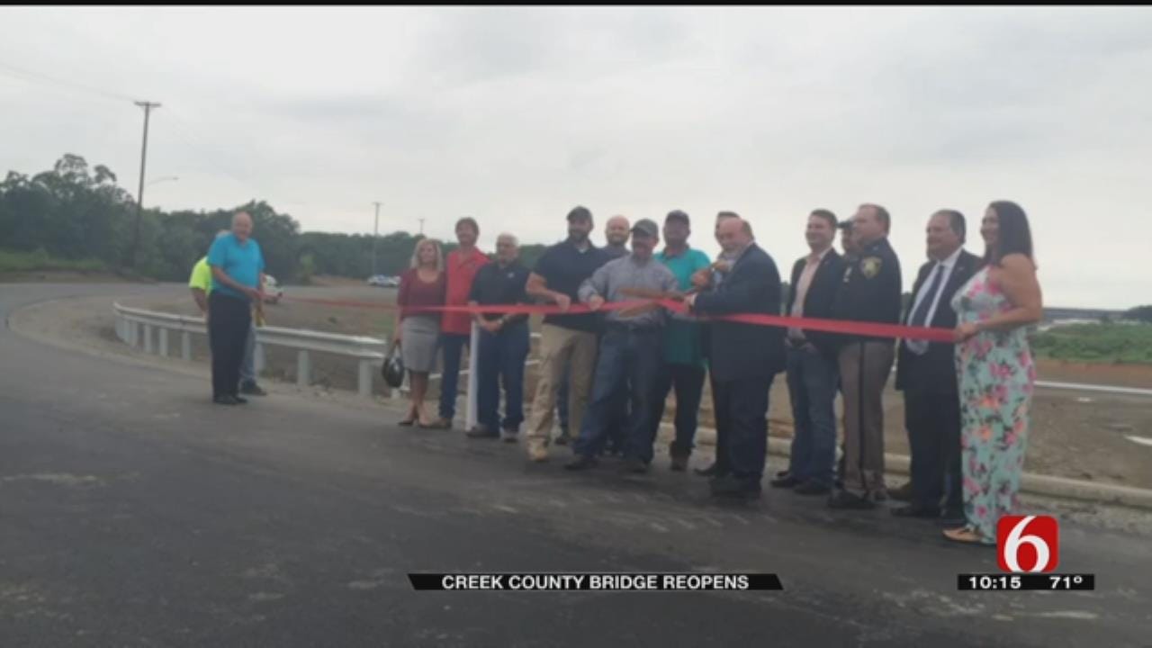 Creek County Bridge Reopens After Nearly A Year