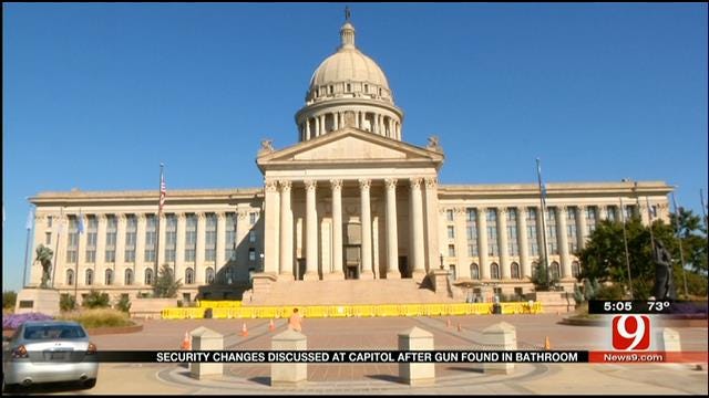 Security Changes Discussed After Gun Found In Bathroom At OK Capitol