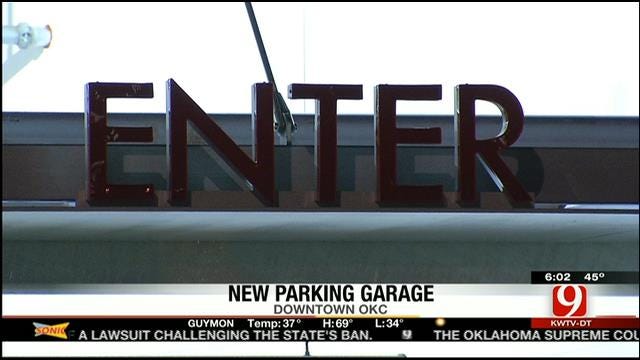 New Parking Garage Opens In Downtown OKC
